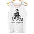 自転車に乗ったベートーベン ルートヴィグバン ベートーベン タンクトップ