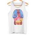 解剖学 生理学 心臓 肺 生命 器官 イラスト タンクトップ