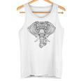 象のマンダラ、ヨガナマステエスニックシャーマン。 タンクトップ