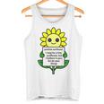 面白いひまわりおもちゃ ポジティブカード ポジティブヒマワリ タンクトップ