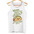 面白いクリスチャンタコス、Wanna Taco 'Bout Jesus タンクトップ