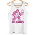 面白いゴリラ遊びバスケットボール ビッグボーラー マネースポーツ タンクトップ