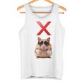 面白くて笑いたい人のためのxハムスター。 長袖tシャツ タンクトップ