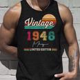 1948年5月生まれ ヴィンテージ ハッピーバースデー 76歳 タンクトップ 彼への贈り物