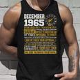 1965年 12月座 誕生日ギフト Born 12月agitarius タンクトップ 彼への贈り物