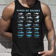 21種類のサメの海洋生物学者シャークtシャツ シャークtシャツ タンクトップ 彼への贈り物