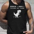 404 エラーコスチューム Not Found シャツ 面白い ハロウィン インターネット タンクトップ 彼への贈り物