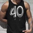 40歳の誕生日バルーン装飾バルーン40年目 タンクトップ 彼への贈り物