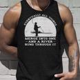 A River Runs Through It フライフィッシング 長袖tシャツ タンクトップ 彼への贈り物