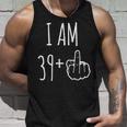 I Am 39 Plus 1 中指 40歳の誕生日 タンクトップ 彼への贈り物