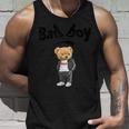 Angry Bad Boystyle Cool Teddy Bear Bad Boy Graphic タンクトップ 彼への贈り物