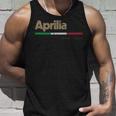 Aprilia イタリア都市レトロフラッグ イタリア タンクトップ 彼への贈り物