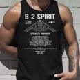B-2Pirittealth Bomberpecs ミリタリーエアクラフトb2 タンクトップ 彼への贈り物