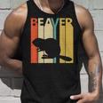 Beaver ビーバー 動物 タンクトップ 彼への贈り物