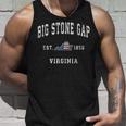 Bigtone Gap バージニア州バージニア州ヴィンテージアメリカ国旗デザイン タンクトップ 彼への贈り物