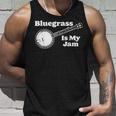Bluegrass Is My Jam Banjo Musicintage Graphic タンクトップ 彼への贈り物