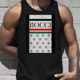 Bocci ぼっち ロゴ 総柄 緑 赤 イタリア国旗風【変なデザイン屋さん】陰キャ オタク ブランド パロディ 面白 タンクトップ 彼への贈り物