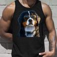 Boyero De Berna Con Gafas Deol Perro Dulce Camiseta sin mangas Regalos para él
