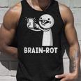 Brain Rot シャツ Word Of The Yeartickman Brainrot タンクトップ 彼への贈り物