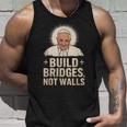 Build Bridges Not Walls 教皇フランシスコ ヴィンテージtシャツ タンクトップ 彼への贈り物