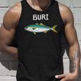 Buri ブリ 鰤 願掛け 釣り好き 海釣り 趣味 おもしろ 魚好き 寿司ネタ 趣味釣り 船釣り 釣り タンクトップ 彼への贈り物