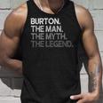 Burton -The Man Myth Legend タンクトップ 彼への贈り物