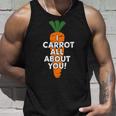 I Carrot All About You 面白い 野菜しゃれ 野菜愛好家 タンクトップ 彼への贈り物