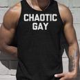 Chaotic Gay 面白い ゲイプライド ユーモア Lgbtq Gay タンクトップ 彼への贈り物