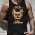 Coolest Dog Dad I Yorkshire Terrier パパ I ヨークシャー・テリア タンクトップ 彼への贈り物