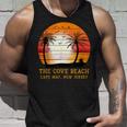 The Cove Beach Cape May New Jersey ビンテージ サンセット レトロ 太陽 タンクトップ 彼への贈り物