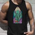 Cthulhu Iglesiaidrieras Cósmico Horror Divertido Monstruo Camiseta sin mangas Regalos para él