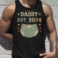 Daddy Est 2024 年生パパ 新米パパ 初めてのパパ 若いパパ タンクトップ 彼への贈り物