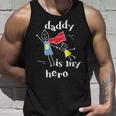 Daddy Is My Herouper Dad 手描き タンクトップ 彼への贈り物