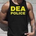 Dea Police Drug Enforcement Administration フロントとバック タンクトップ 彼への贈り物