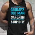Dearcasmo Con Texto En Inglés I Am A Grumpy Old Manarcasm Texto En Inglés Camiseta sin mangas Regalos para él