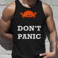 Don't Panic Rustacean Ferris The Crab Rustプログラミング タンクトップ 彼への贈り物