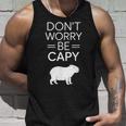 Don't Worry Be Capy カピバラ 心配しないで カピー カピバラ齧歯類愛好家 タンクトップ 彼への贈り物
