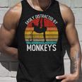 Easy Distracted By Monkeys シャツ ビンテージモンキー タンクトップ 彼への贈り物