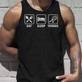 Eatleep Tennis おもしろレトロテニスプレーヤー クリスマスギフト タンクトップ 彼への贈り物