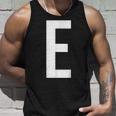 E字アルファベット モノグラム イニシャル タンクトップ 彼への贈り物