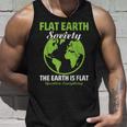Flat Earthociety Flat Earther Conspiracy Theory タンクトップ 彼への贈り物