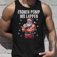 Frohen Pump Ihr Lappen 筋肉質サンタジム タンクトップ 彼への贈り物