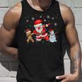 Dabbinganta Christmas おかしいdabサンタクロースクリスマス タンクトップ 彼への贈り物