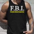 メンズ Fbi Female Body Inspector Meme Novelty Apparel タンクトップ 彼への贈り物