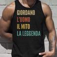 Italian First Name Giordano タンクトップ 彼への贈り物