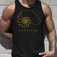 Golden Nautilus シェルtシャツ 海洋自然愛好家向け タンクトップ 彼への贈り物