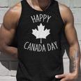 Happy Canada Day クールデザイン カナダメープルレディース メンズ キッズ タンクトップ 彼への贈り物