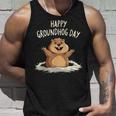 Happy Groundhog Day 2025 メンズ レディース キッズ タンクトップ 彼への贈り物