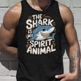Thehark Is Mypirit アニマル 気まぐれなかわいいサメ タンクトップ 彼への贈り物