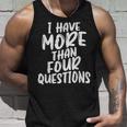 I Have More Four Questions 面白い ハッピー過越祭 キッズ タンクトップ 彼への贈り物